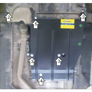 Защита Коробка переключения передач BMW 1 (e81, E87) ( 2007-2012 ) г. арт: 00218 photo1 Интернет магазин Автоаксессуаров Защита картера, МКПП, АКПП, РК, ТБ (Мотодор)