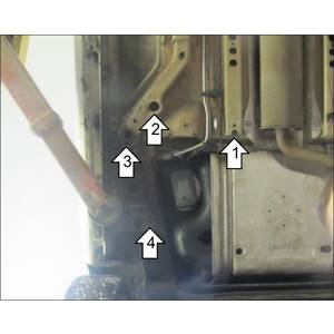 Защита Топливные Трубки Chevrolet Cruze ( 2009-2012 ) г. арт: 01527-2 photo2 Интернет магазин Автоаксессуаров Защита картера, МКПП, АКПП, РК, ТБ (Мотодор)