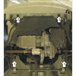 Защита Двигатель, Коробка переключения передач Datsun On-DO ( 2014-2020 ) г. арт: 62104-2 photo2 Интернет магазин Автоаксессуаров Защита картера, МКПП, АКПП, РК, ТБ (Мотодор)