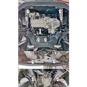 Защита Двигатель, Коробка переключения передач Dongfeng K32 ( 2023- ) г. арт: 78612