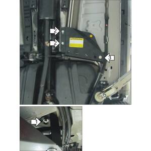 Защита Трубки кондиционера Ford Explorer ( 2012-2015 ) г. арт: 00751