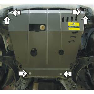 Защита Двигатель, Коробка переключения передач Ford Maverick ( 2001-2004 ) г. арт: 00738-3 photo2 Интернет магазин Автоаксессуаров Защита картера, МКПП, АКПП, РК, ТБ (Мотодор)