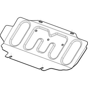Защита Радиатор Great Wall Hover H5 ( 2010-2013 ) г. арт: 73117-3 photo3 Интернет магазин Автоаксессуаров Защита картера, МКПП, АКПП, РК, ТБ (Мотодор)