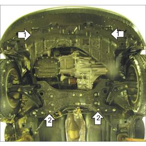 Защита Двигатель, Коробка переключения передач Great Wall Hover M4 ( 2013-2015 ) г. арт: 03114-4