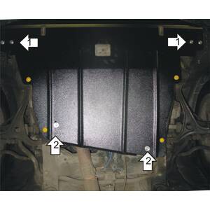 Защита Двигатель, Коробка переключения передач Honda Accord VII ( 2003-2007 ) г. арт: 00808 photo1 Интернет магазин Автоаксессуаров Защита картера, МКПП, АКПП, РК, ТБ (Мотодор)