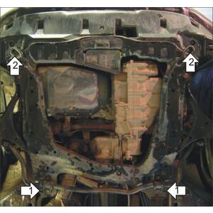 Защита Двигатель, Коробка переключения передач Honda CR-V II ( 2001-2004 ) г. арт: 00824