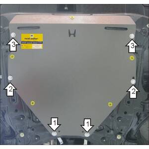 Защита Двигатель, Коробка переключения передач Honda CR-V III ( 2006-2009 ) г. арт: 10822
