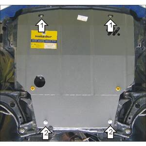 Защита Двигатель, Коробка переключения передач Honda Jazz ( 2002-2008 ) г. арт: 00814-1