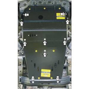 Защита Двигатель, Коробка переключения передач Hyundai Grand Starex ( 2008-2022 ) г. арт: 00931