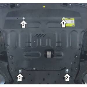 Защита Двигатель, Коробка переключения передач Hyundai Tucson ( 2021- ) г. арт: 71010-3 photo1 Интернет магазин Автоаксессуаров Защита картера, МКПП, АКПП, РК, ТБ (Мотодор)