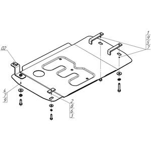 Защита Коробка переключения передач Infiniti FX 35 ( 2012-2014 ) г. арт: 78001-2