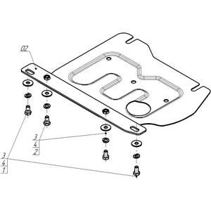 Защита Раздаточная коробка Infiniti FX 37 ( 2010-2012 ) г. арт: 78002-3 photo3 Интернет магазин Автоаксессуаров Защита картера, МКПП, АКПП, РК, ТБ (Мотодор)