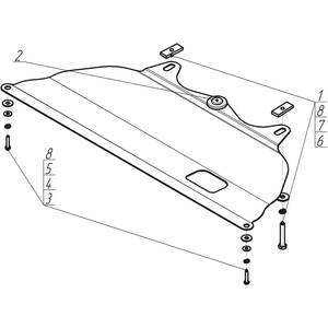 Защита Гидроусилитель руля Infiniti FX 35 ( 2002-2006 ) г. арт: 08002 photo3 Интернет магазин Автоаксессуаров Защита картера, МКПП, АКПП, РК, ТБ (Мотодор)