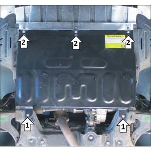 Защита Двигатель, Коробка переключения передач Kaiyi E5 ( 2023- ) г. арт: 79008 photo1 Интернет магазин Автоаксессуаров Защита картера, МКПП, АКПП, РК, ТБ (Мотодор)