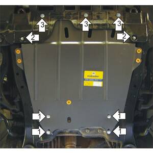Защита Двигатель, Коробка переключения передач KIA Grand Carnival ( 2005-2014 ) г. арт: 01024-1