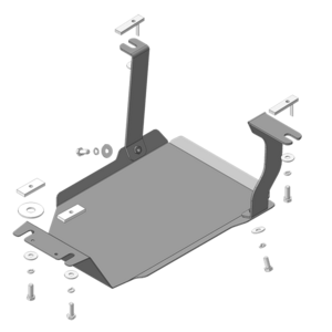 photo Защита Задний дифференциал KIA Sportage ( 2018-2022 ) г. арт: 01041-3