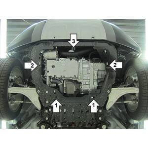 Защита Двигатель; КПП Land Rover Discovery Sport ( 2015-2019 ) г. арт: 13215 photo2 Интернет магазин Автоаксессуаров Защита картера, МКПП, АКПП, РК, ТБ (Мотодор)