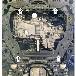 Защита Двигатель; КПП Mazda 6 ( 2007-2012 ) г. арт: 71105 photo2 Интернет магазин Автоаксессуаров Защита картера, МКПП, АКПП, РК, ТБ (Мотодор)