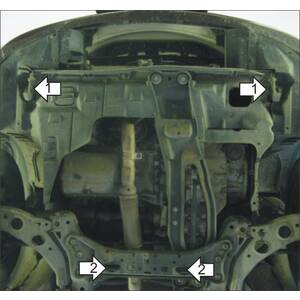 Защита Двигатель, Коробка переключения передач Mazda 626 V ( 1997-2002 ) г. арт: 01106-1