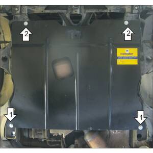 Защита Двигатель, Коробка переключения передач Mercedes-benz B-class ( 2008-2011 ) г. арт: 01220 photo1 Интернет магазин Автоаксессуаров Защита картера, МКПП, АКПП, РК, ТБ (Мотодор)