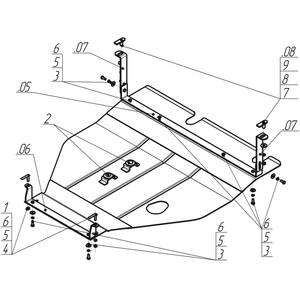 Защита Двигатель, Коробка переключения передач Chrysler Sebring ( 2001-2007 ) г. арт: 01311