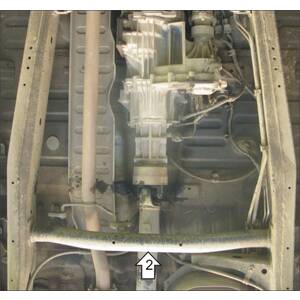 Защита Раздаточная коробка Mitsubishi L 200 ( 2014-2015 ) г. арт: 11306 photo2 Интернет магазин Автоаксессуаров Защита картера, МКПП, АКПП, РК, ТБ (Мотодор)