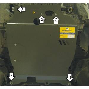 Защита Двигатель, Коробка переключения передач Mitsubishi Outlander XL ( 2009-2012 ) г. арт: 11331-2
