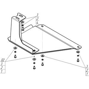 Защита Раздаточная коробка Mitsubishi Pajero IV ( 2006-2012 ) г. арт: 11322 photo3 Интернет магазин Автоаксессуаров Защита картера, МКПП, АКПП, РК, ТБ (Мотодор)