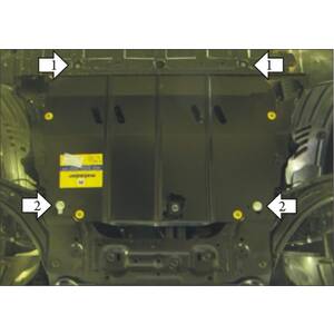 Защита Двигатель, Коробка переключения передач Nissan Qashqai ( 2007-2010 ) г. арт: 01434