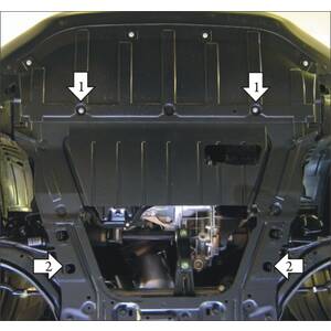 Защита Двигатель, Коробка переключения передач Nissan Qashqai ( 2007-2010 ) г. арт: 01434