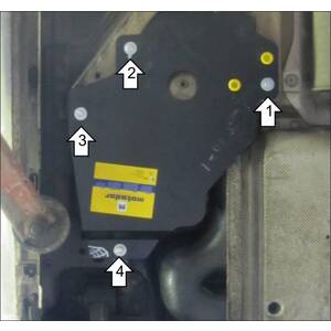 Защита Топливные Трубки Chevrolet Cruze ( 2012-2015 ) г. арт: 01527 photo1 Интернет магазин Автоаксессуаров Защита картера, МКПП, АКПП, РК, ТБ (Мотодор)