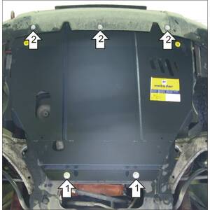 Защита Двигатель, Коробка переключения передач Peugeot Partner ( 1996-2002 ) г. арт: 01603-4