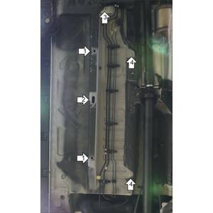 Защита Топливные Трубки Renault Duster ( 2015-2022 ) г. арт: 01733 photo3 Интернет магазин Автоаксессуаров Защита картера, МКПП, АКПП, РК, ТБ (Мотодор)