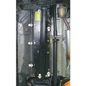 Защита Топливные Трубки Renault Duster ( 2015-2020 ) г. арт: 01733-4 photo2 Интернет магазин Автоаксессуаров Защита картера, МКПП, АКПП, РК, ТБ (Мотодор)