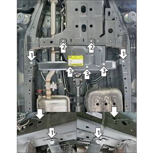 Защита Раздаточная коробка TANK 300 ( 2021-н.в. ) г. арт: 73112 photo1 Интернет магазин Автоаксессуаров Защита картера, МКПП, АКПП, РК, ТБ (Мотодор)