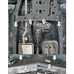 Защита Раздаточная коробка TANK 300 ( 2021-н.в. ) г. арт: 73112 photo2 Интернет магазин Автоаксессуаров Защита картера, МКПП, АКПП, РК, ТБ (Мотодор)