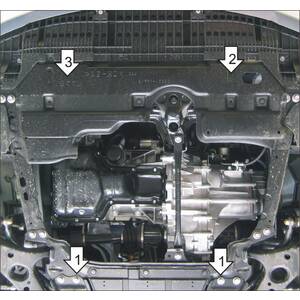 Защита Коробка переключения передач, Двигатель Toyota Auris ( 2006-2012 ) г. арт: 72537-2