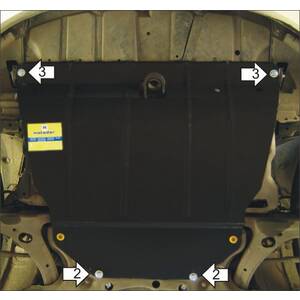 Защита Двигатель, Коробка переключения передач Pontiac Vibe ( 2008-2010 ) г. арт: 72517