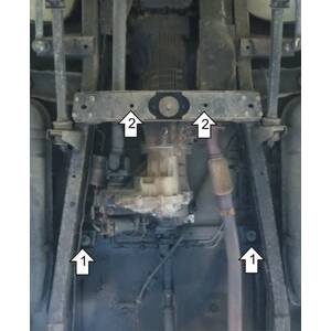 Защита Раздаточная коробка UAZ Pickup ( 2009-н.в. ) г. арт: 16505 photo2 Интернет магазин Автоаксессуаров Защита картера, МКПП, АКПП, РК, ТБ (Мотодор)