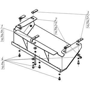Защита Рулевые тяги UAZ Patriot ( 2016- ) г. арт: 16506-4 photo3 Интернет магазин Автоаксессуаров Защита картера, МКПП, АКПП, РК, ТБ (Мотодор)