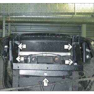 Защита Рулевые тяги UAZ Pickup ( 2016- ) г. арт: 16506-6 photo2 Интернет магазин Автоаксессуаров Защита картера, МКПП, АКПП, РК, ТБ (Мотодор)