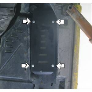 Защита Топливоохладитель Volkswagen Transporter/Caravelle T5 ( 2003-2009 ) г. арт: 02715-1