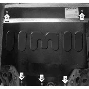 Защита Двигатель, Коробка переключения передач Skoda Karoq ( 2020-2022 ) г. арт: 72739 photo1 Интернет магазин Автоаксессуаров Защита картера, МКПП, АКПП, РК, ТБ (Мотодор)