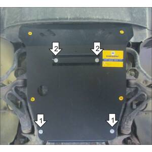 Защита Двигатель Volkswagen Touareg ( 2015-2018 ) г. арт: 12707-5 photo1 Интернет магазин Автоаксессуаров Защита картера, МКПП, АКПП, РК, ТБ (Мотодор)