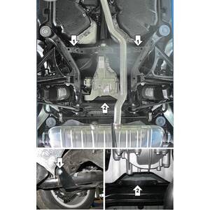 Защита Задний дифференциал Volkswagen Touareg ( 2002-2006 ) г. арт: 12703 photo2 Интернет магазин Автоаксессуаров Защита картера, МКПП, АКПП, РК, ТБ (Мотодор)