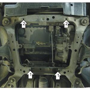 Защита Двигатель, Коробка переключения передач Volvo S70 ( 1996-2000 ) г. арт: 02604-1