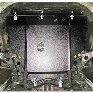 Защита Двигатель; КПП Volvo C30 ( 2006-2013 ) г. арт: 72601 photo1 Интернет магазин Автоаксессуаров Защита картера, МКПП, АКПП, РК, ТБ (Мотодор)