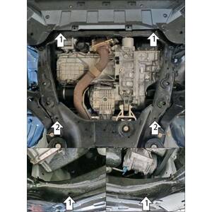 Защита Двигатель, Коробка переключения передач Changan Cs95 ( 2023- ) г. арт: 347205