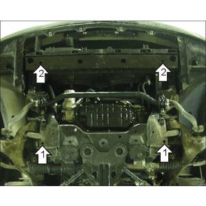 Защита Двигатель Infiniti EX 25 ( 2007-2012 ) г. арт: 38002