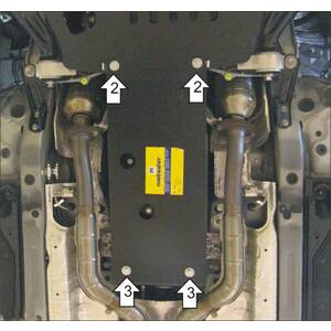 Защита Коробка переключения передач Lexus GS 300 ( 2008-2012 ) г. арт: 35002 photo1 Интернет магазин Автоаксессуаров Защита картера, МКПП, АКПП, РК, ТБ (Мотодор)